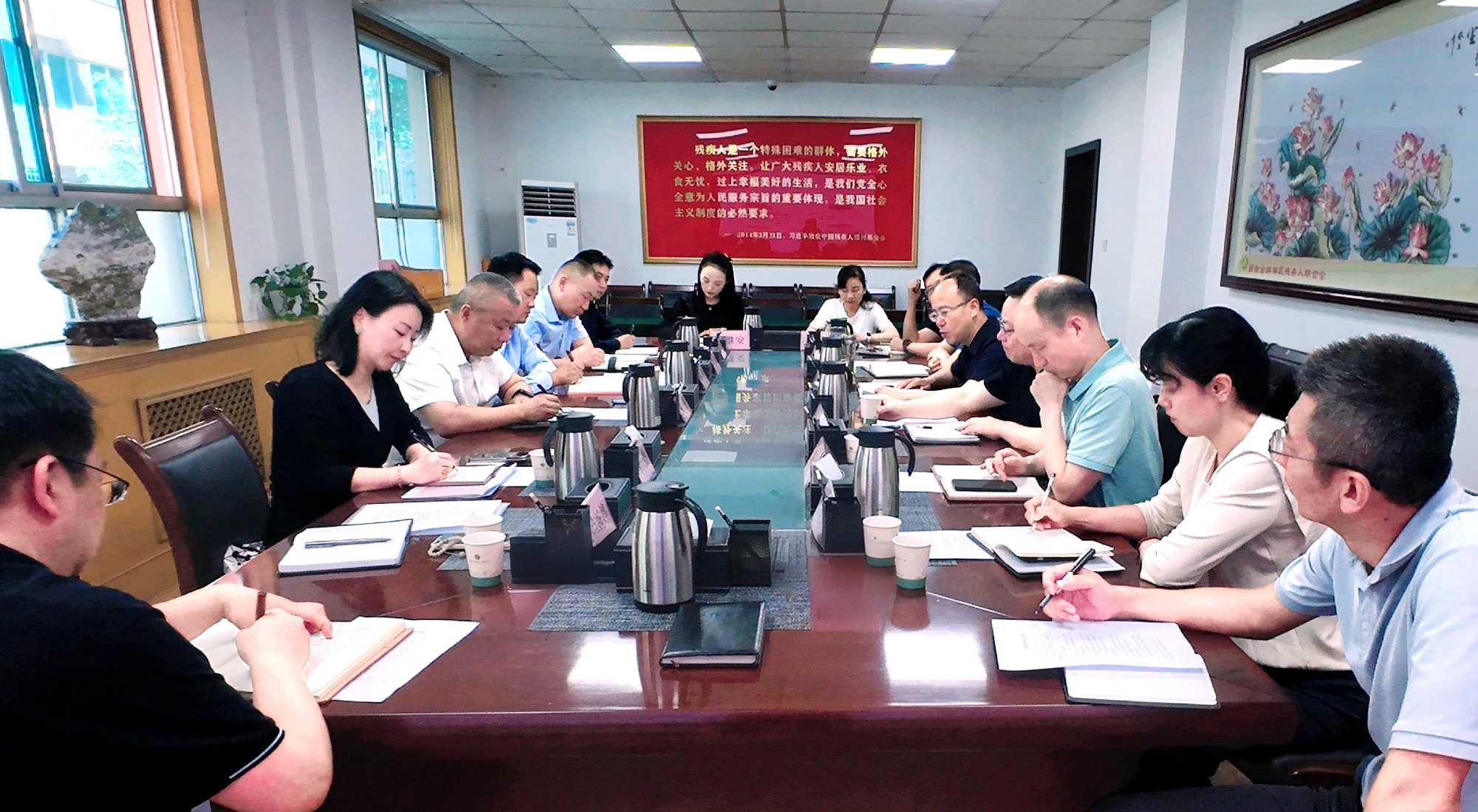 强盛一行赴西安市残疾人联合会开展专题调研——共商残疾人康复养老事业发展，探索科技助残服务新模式